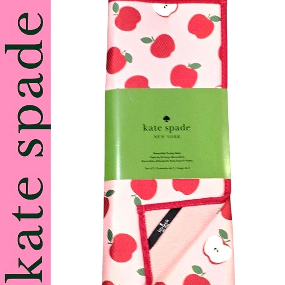 Kate‎ Spade New York 2-PK Apple Reversible Drying Mats